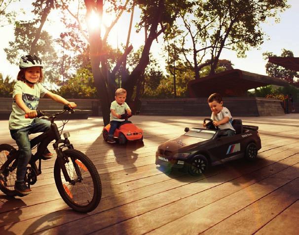 BMW Kids Collection A JOURNEY OF DISCOVERY IN THE URBAN JUNGLE. Within the hustle and bustle of the São Paulo metropolis there is a green oasis: the Victor Civita Plaza.