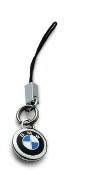 Silver 80 56 0 444 593 Black 80 56 0 444 559 Mobile Phone Strap. Always well connected: the small, coloured BMW pin can easily be attached to any mobile phone.