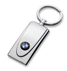 A real door opener: the stylish key ring pendant in matt die-cast with BMW emblem.