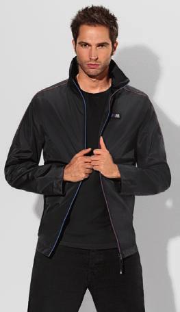 M Men s Nylon Jacket. Make bad weather a thing of the past, with this trendy windproof and water-repellent nylon jacket.