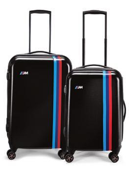 1I M Trolley Case. Travel in true M style: this hard-shell suitcase s sporty exterior emphasises its top-class workmanship.