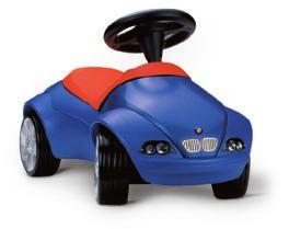 With near-silent rubber tyres and BMW M logo. TÜV-approved. Suitable for ages 1½ to 3. Dimensions (L x W x H): 70.5 x 32.5 x 40 cm. Wheelbase: 44 cm. Weight: 4.5 kg.