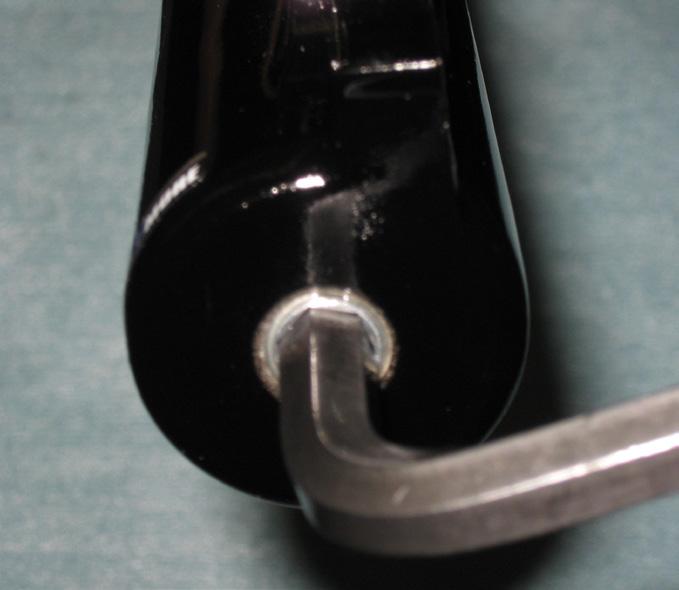 1 3 Use an 8mm hex wrench to turn the damper clockwise until it can be pushed into the casting. (Fig. 3) FIG. 4 4.