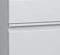 of drawer high (5) Pull choice (Full Pull) Type of cabinet (Lateral files) Brand (Lacasse) 3-drawer lateral files Add a counterweight to meet 