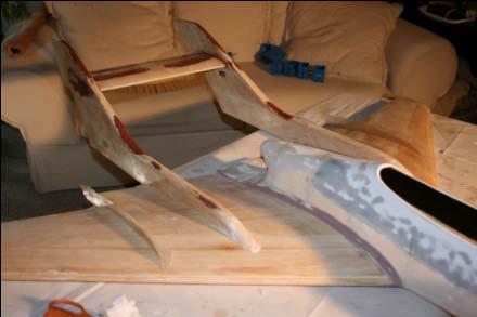 The front spar was relocated to the base of the wing for more tank
