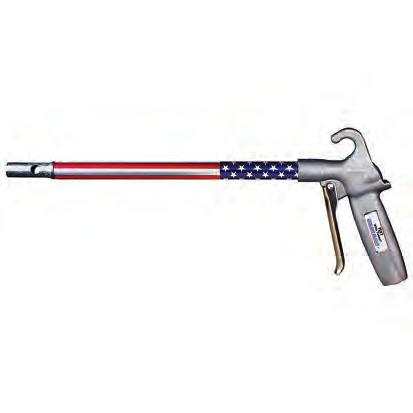 Xtra Thrust US Flag Safety Air Gun Guardair s Xtra Thrust Series provides all the benefits of the Long John Series but with 40% more power.
