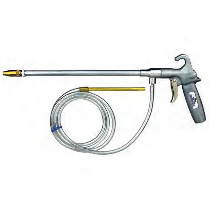 Syphon Spray Gun Designed for heavy-duty use, the versatile 79SG012 Syphon Gun is ideal for spraying oils, solvents, insecticides, and coatings.
