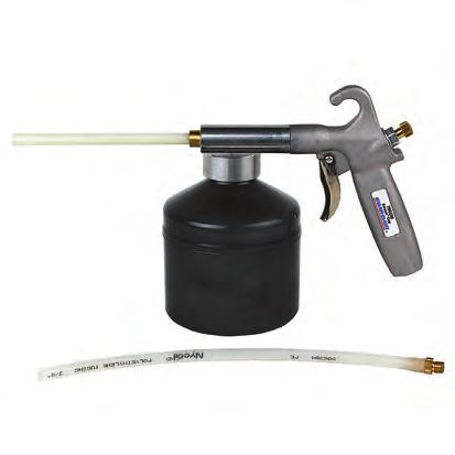 Syphon Gun The 79SGM Syphon Gun is designed for the toughest spray jobs imaginable. Powerful syphon delivers up to 12 gallons of liquid per hour.