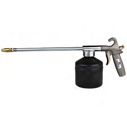 Pneumatic Oil Gun Perfect for lubricating automobiles, trucks, construction equipment, and machinery, the 83SG Pneumatic Oil Gun delivers up to 13 gallons of liquid per hour.