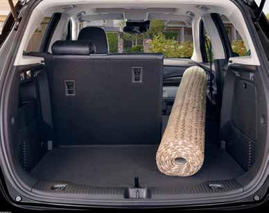 And thanks to its 60/40 split rear seats and fold-flat frontpassenger seat, it also offers you the versatility to carry various