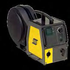 Mig 320/410/510 and steplessly-controlled welding powers source Origo Mig 402c/502c/652c FeedAirmatic Digital Box enables use with the digital CAN bus power sources Aristo Mig 3000i and Aristo Mig