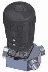 control air connection (for CFA and CFI) Diaphragm socket Port connection Tank bottom valve with welding flange 7.1.