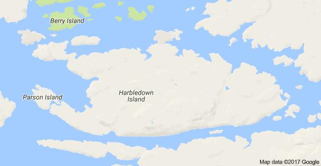 A project for the DA NAXDA WX First Nation Only accessible by water Harbledown Island is an island in the Central Coast region of British Columbia Approximately 30 residents