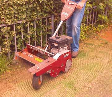 renovation Brushes Rakes Discs The Regenerator Base-unit can be equipped with 3 different
