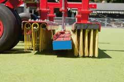 They straighten and lift the turf fibres, leaving them plush and upright for a soft and level playing surface.