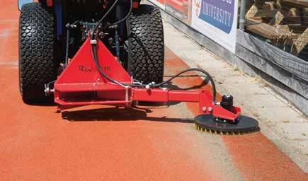 decompaction/levelling Speed-Brush Working width 140cm (55 ) Weight 181kg(398lbs) Total length with hitch 269cm (107