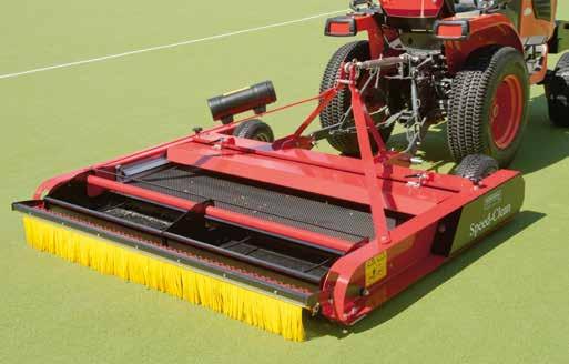 cleaning brushes The Infill material used in synthetic turf must be kept level for a consistent playing field and the upper carpet fibres have to remain free