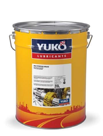 LITHIUM-BASED GREASES GREASES YUKO LITOPLEX EP Multi-purpose complex lithium lubricants NLGI 00, 0, 1, 2, 3 ENABLED PACKING 17,5 kg 170 kg TEMPERATURE RANGE 30 C 0 C +160 C This lubricant is intended