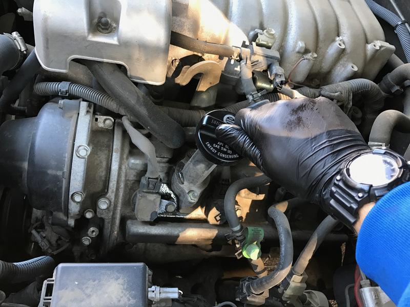 Consult your owner's manual if you think your operating conditions call for a different oil viscosity.