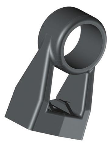 HANDLES COVER HANDLE 487 Centre supports should be used for handle lengths of 1000 mm or more For different colors
