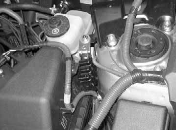 vehicle fuel lines on Cable harness installation