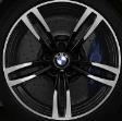 WHEELS. M2 Pure M2 Wheels 2VZ 19" M light alloy wheels double-spoke 437 M, Black F: 9J x 19/tyres 255/35 R 19, R: 10J x 19/tyres 275/35 R 19 PAINTWORK.