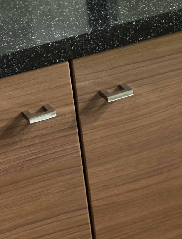 Complete the full walnut look with matching cabinet ends for a stunning bathroom.