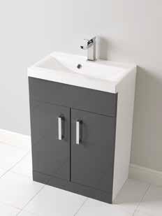 SANITARYWARE BASINS FOR USE WITH STANDARD DEPTH UNITS BASINS FOR USE WITH STANDARD DEPTH UNITS Complete your Aquadi bathroom with our range of