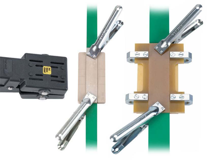 Page 15 of 20 9. Required accessories 9.1 Guide rails, clamps These accessories are necessary for producing perfect fusion joints.