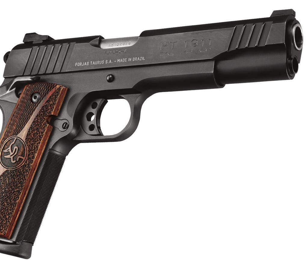 24 SPECS PISTOLS REVOLVERS FS SERIES MODEL # 1911BHW See specs page 36 1911 series Destined to become the standard that all 1911 pistols are compared to, the Taurus 1911 offers you the most accurate