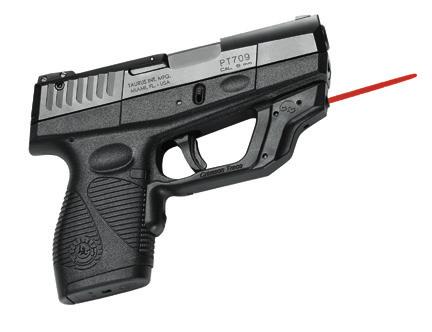 40 SPECS PISTOLS REVOLVERS FS SERIES lasers and sights Crimson Trace Laserguard Available for TCP Series, Slim Series and MillenniumPro TM without rail. Go to CrimsonTrace.com for more information.