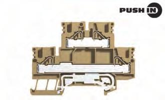 Dual-level terminals PDK 2.5/4 N-L 4mm 2 PDK 2.5/4 L-PE 4mm 2 5.1 x 81 x 58 0.13.
