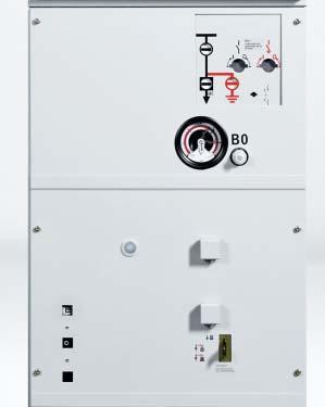 Components Control board Features Mechanical control board below the low-voltage compartment ctuations directly at the operating mechanisms Mechanical position indicators integrated in the mimic