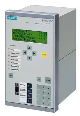 and fault indication memory Fault recording Circuit-breaker control.