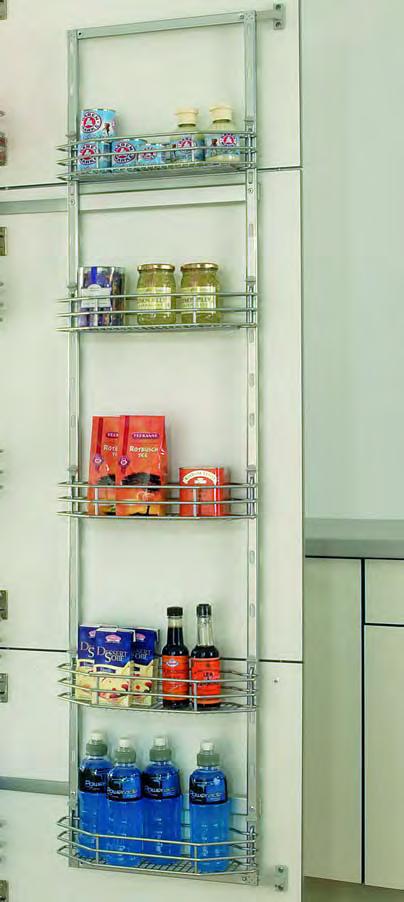 SPICE RACKS A convenience product for any cabinet Available in chrome