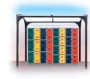 Locker Shelters extreme Plastic Lockers are ideal for outdoor shelter