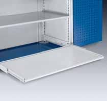 00% + 40 additional extension, load capacity 00 kg Colour: light grey Shelves with two support brackets for simple assembly on a