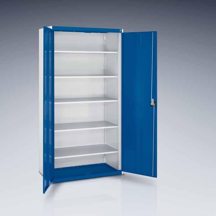 Storage bott cubio Storage Rugged housings are reinforced with slotted support channels for interior fittings and steel top-hat sections on the cupboard tops on widths of 050 or more Load capacity: