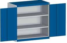Storage Width 050 bott cubio Storage - Kitted With Shelves Hinged doors Shelves Base shelf