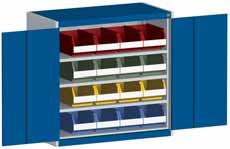40 x H 5 3 6 Hinged doors Shelves Base shelf insert Plastic bins W 07 x D 345 x