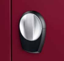 hinged doors and sliding doors Optional electronic lock system for hinged doors, active wireless