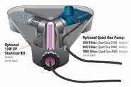 ALL-IN-ONE POND FILTER SYSTEM All-In-One Single For up to 1 Gallons with Quiet One Pump R1 All-In-One Double For