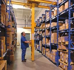 Free up floor space for other uses Value Maximize the use of your cubic space, and get more productivity from your entire facility Manpower Efficiency Retrieve items weighing up to 2 tons with