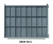 (149 mm x 73 mm) LDLW86 16 Compartments 5-7/8 in. x 4-1/2 in. (149 mm x 114 mm) LDLW 12 Compartments 5-7/8 in. x 6-1/8 in. (149 mm x 156 mm) LDLW812 8 Compartments 5-7/8 in.
