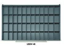 LDXW46 60 Compartments 2-5/8 in. x 4-5/8 in. (67 mm x 117 mm) LDXW48 48 Compartments 2-5/8 in. x 6-1/8 in.