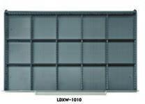 (311 mm x 476 mm) CABINETS LDXW Compartments 3-1/2 in. x 6-1/8 in. (89 mm x 156 mm) LDXW 32 Compartments 4-1/4 in.