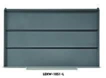 (149 mm x 318 mm) LDXW Compartments 7-1/2 in. x 6-1/8 in. (191 mm x 156 mm) LDXW1010 15 Compartments 7-1/2 in.