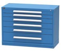 CABINETS: Preconfigured Cabinets 35 RP1171AL 33 in. (838 mm) High 6 Drawers 153 Compartments 2-1/4 in. (57 mm) 3 in.
