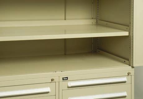 (362kg) capacity; replace with 80 in shelf model number for 800 lb. capacity shelf.