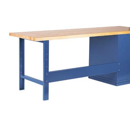 WORKSTATIONS & BENCHING: Stringers, Footrests & Footrest Shelves STRINGER, FOOTREST, AND FOOTREST SHELVES Used between cabinets or between bench leg and cabinet Stringers and bench legs are